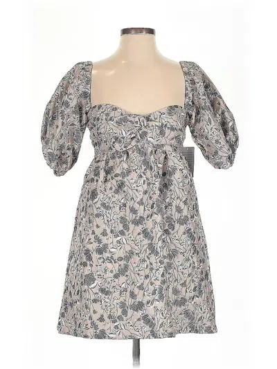 En Saison Cocktail Dress In Gray