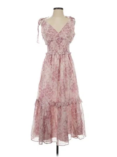 Pre-owned En Saison Cocktail Dress In Pink