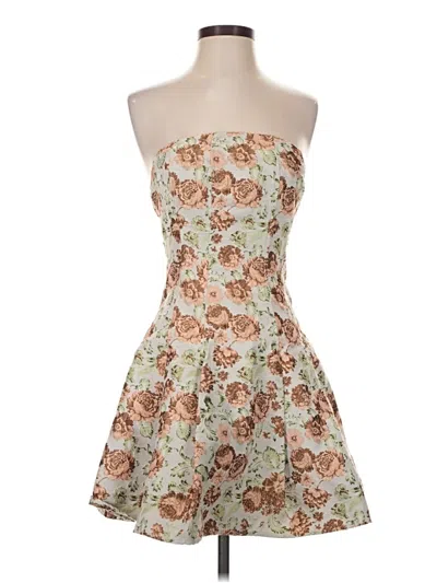Pre-owned En Saison Cocktail Dress In Tan