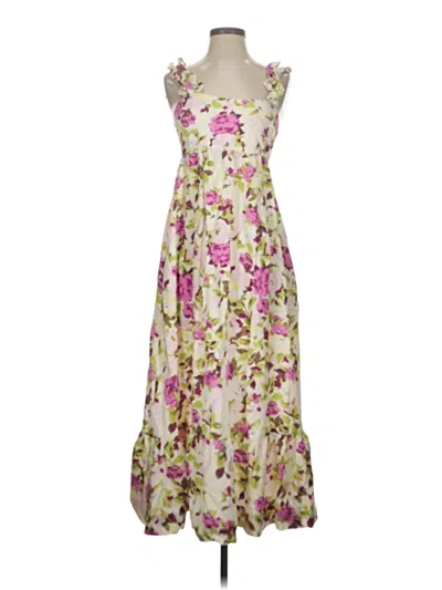 Pre-owned En Saison Cocktail Dress In White