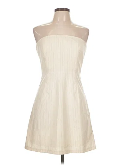 Pre-owned En Saison Cocktail Dress In White