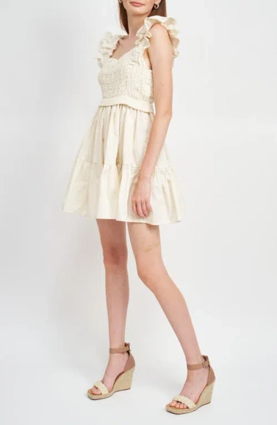 En Saison Collette Minidress In Natural