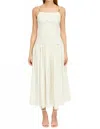 En Saison Barrett Bit Strap Detail Maxi Dress In Neutral