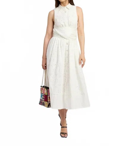 En Saison Courtney Midi Dress In White