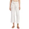 En Saison Courtney Tie-waist Pants In White In White