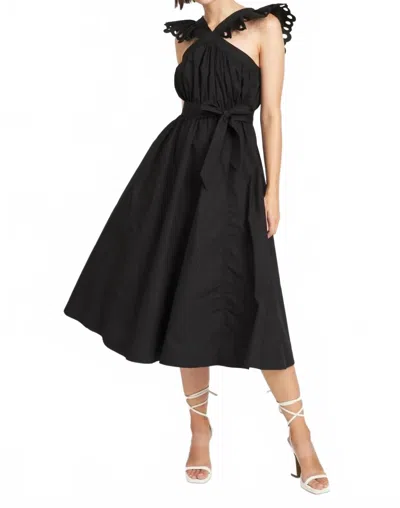 En Saison Crista Midi Dress In Black