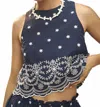 En Saison Nara Tank Top In Blue