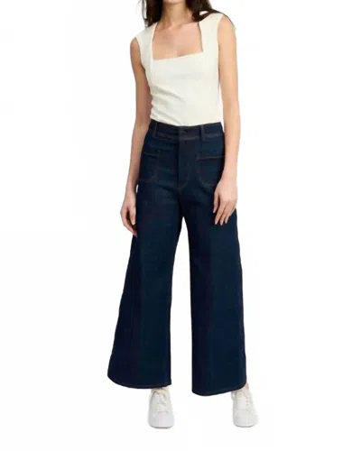 En Saison Dakota Ankle Pants In Indigo In Blue