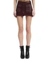 En Saison Delphine Mini Skirt In Brown