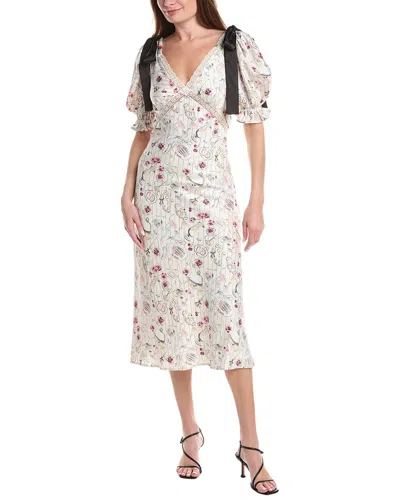 En Saison Dinner Party Midi Dress In Multi