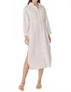 En Saison Doreen Midi Dress In Off White In White