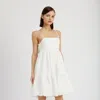En Saison Doreene Mini Dress In White