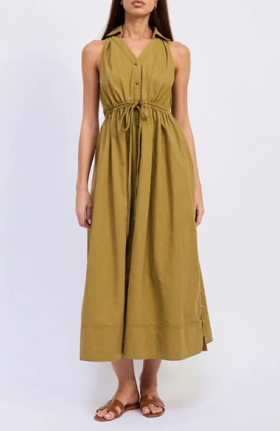 En Saison Elin Midi Dress In Green