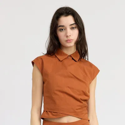 En Saison Ellen Top In Brown