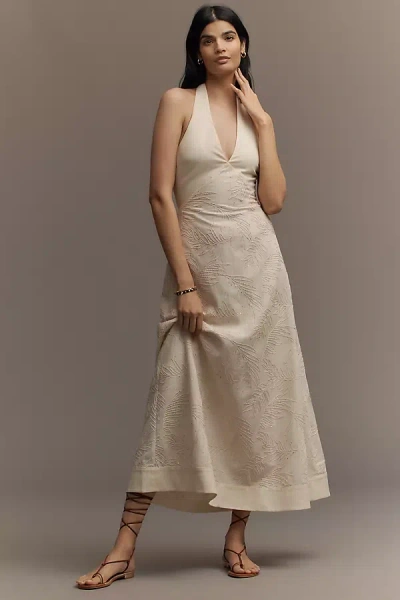 En Saison Ellis Cotton Linen Halter Dress