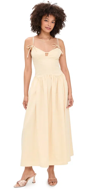 En Saison Elspeth Maxi Dress Butter Yellow