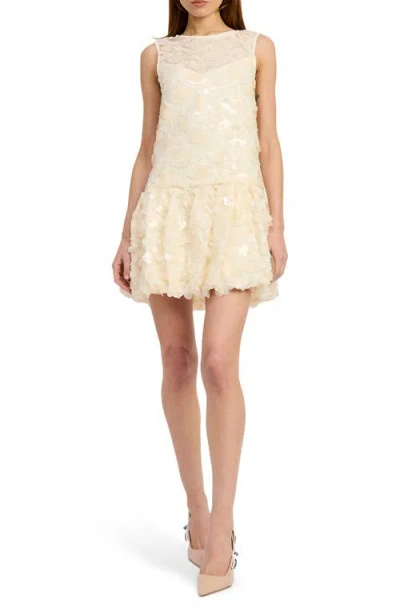 EN SAISON EN SAISON EMRYN SEQUIN BUBBLE MINIDRESS