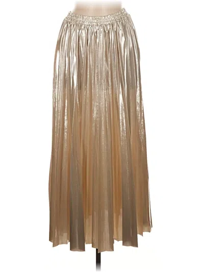 Pre-owned En Saison Formal Skirt In Gold