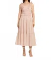 En Saison Geraldine Maxi Dress In Natural Pink In Neutral