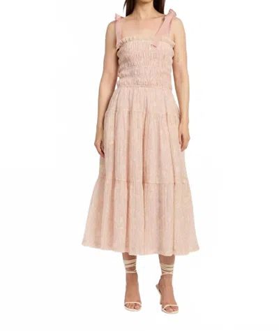EN SAISON GERALDINE MAXI DRESS IN NATURAL PINK