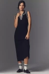 EN SAISON GRANGER SLEEVELESS COLLARED MIDI DRESS