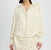 En Saison Greta Top In White In White