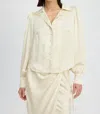 En Saison Greta Top In White In White