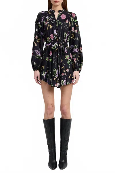 En Saison Harper Mini Dress In Black Multi