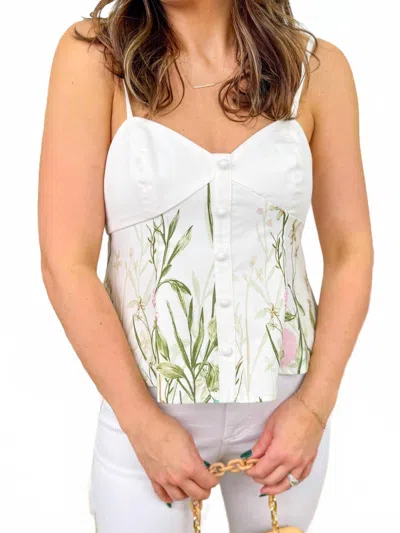En Saison Isabella Top In Ivory