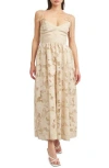 En Saison Jenna Midi Dress In Natural In Natural