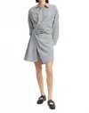 En Saison Jj Shirt Dress In Navy In Multi