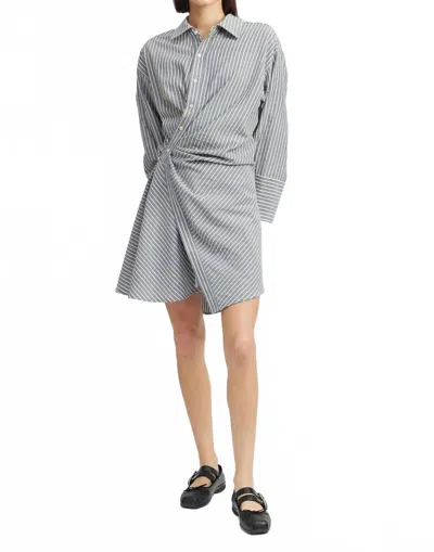 En Saison Jj Shirt Dress In Navy In Multi
