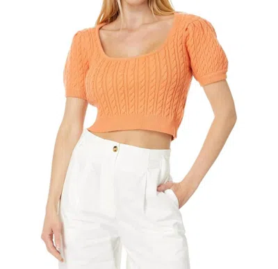En Saison Jodi Top In Peach In Pink