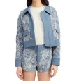 En Saison Jodie Jacket In Denim Natural In Multi