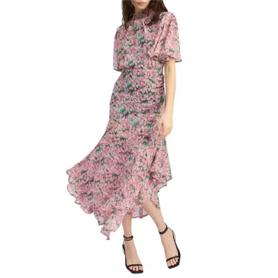 En Saison Josephine Maxi Dress In Emerald Rose