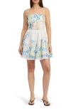 En Saison Julia Sleeveless Romper In Multi