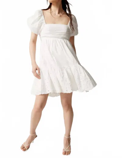 En Saison Juliet Mini Dress In White