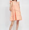 En Saison Kami Mini Dress In Tangerine In Orange