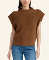 En Saison Karalie Knit Sweater In Brown