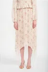 En Saison Kika Pleated Skirt In Pink In Pink