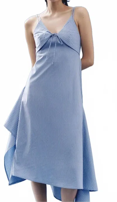 En Saison Lilith Ruffle Dress In Blue