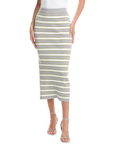 En Saison Lion Maxi Skirt In Gray