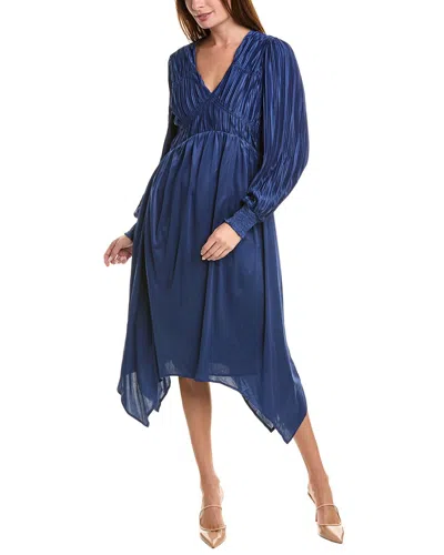 En Saison Lisa Midi Dress In Blue