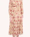 En Saison Lissandra Midi Dress In Pink Multi In Neutral