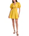 En Saison Lyanna Mini Dress In Yellow