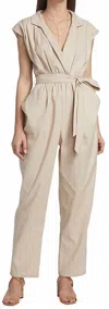 En Saison Madison Jumpsuit In Natural In White
