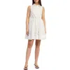 En Saison Marisol Cotton Shirtdress In White