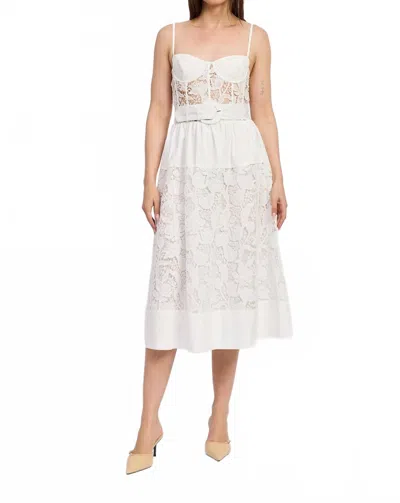 En Saison Marisol Midi Dress In White