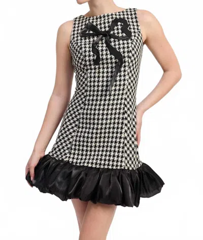 En Saison Marley Mini Dress In Black In Multi