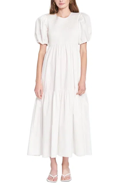 En Saison Maru Midi Dress In Off White